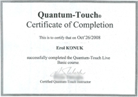 Quantum Touch Sertifikası